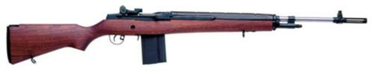 Image of Springfield M1A Loaded Semi-Auto 308 Win 22" Walnut Stock SS 10rd CA Legal