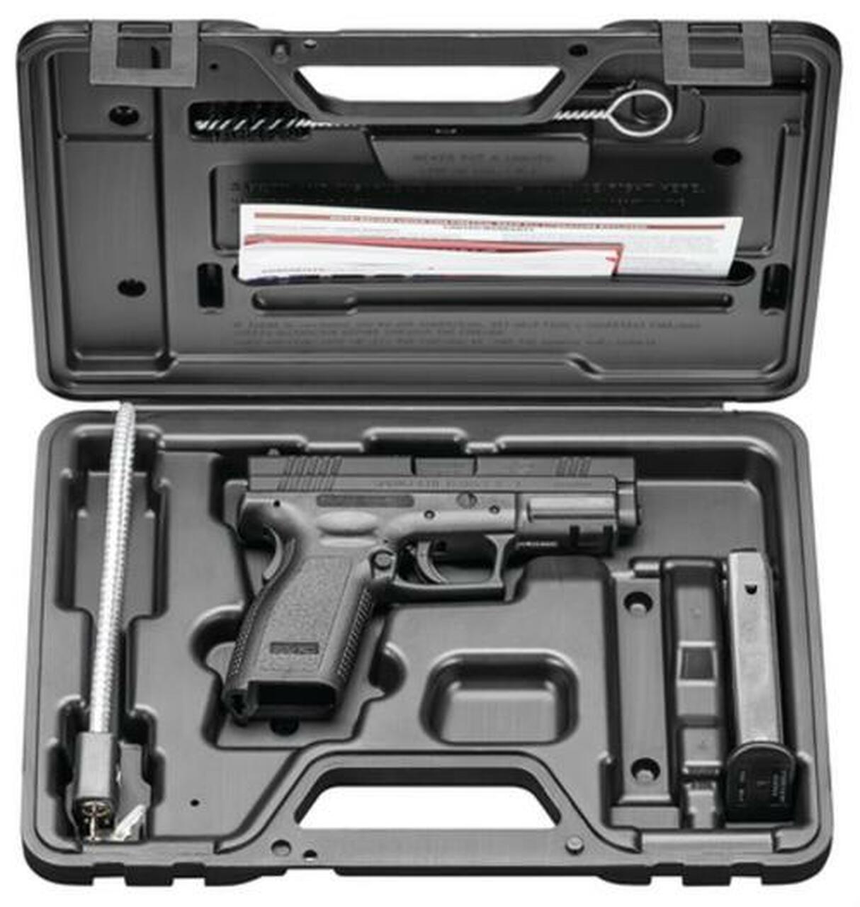 Image of Springfield XD Essential Package DAO 40S&W 4" Barrel, Poly Grip/Frame Black, 10rd