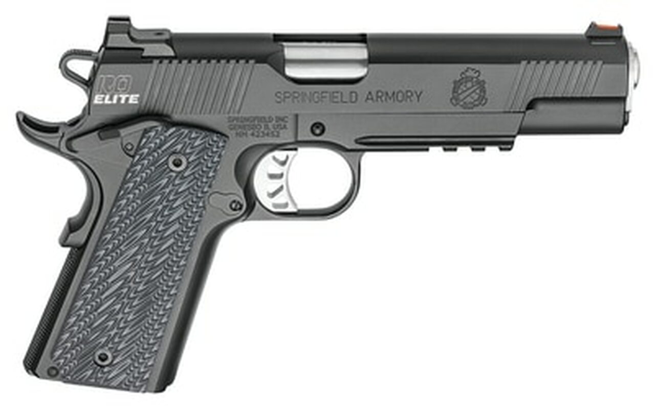 Image of Springfield Range Officer Elite, Operator 1911 9MM, 5" Barrel, G10 Black Grips, 2-9Rd Mags