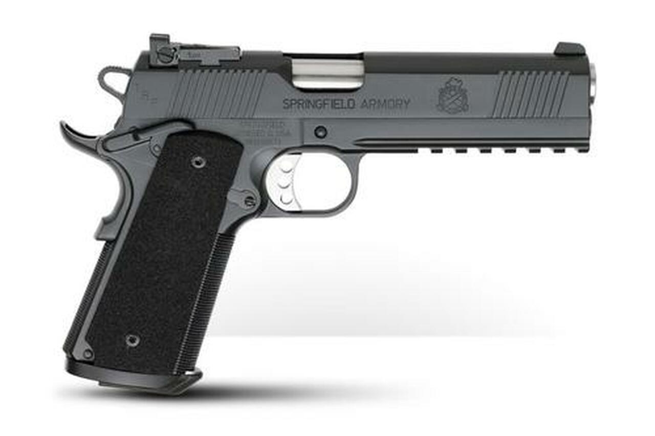 Image of Springfield TRP Operator 45 ACP, 5", Full Length Rail, Black Armory Kote, CA Compliant