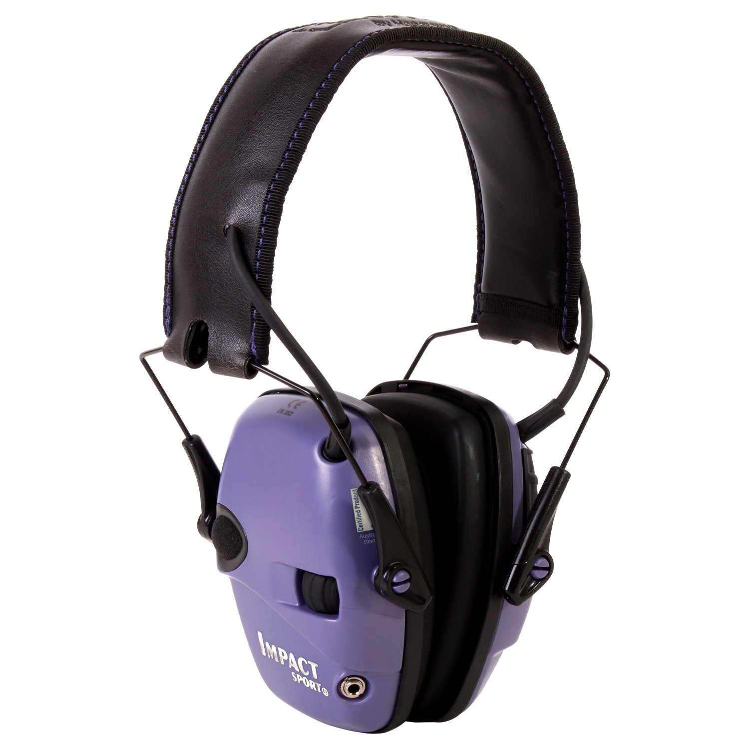Image of Howard Leight Impact Sport Purple Electronic Ear Muffs