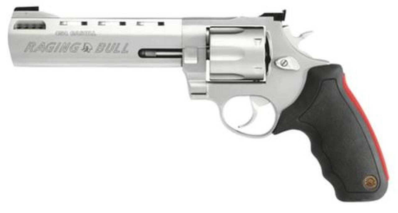 Image of Taurus 454 Raging Bull 454 Casull 6.5" Barrel 5rd Adjustable Sight Rubber Grip SS