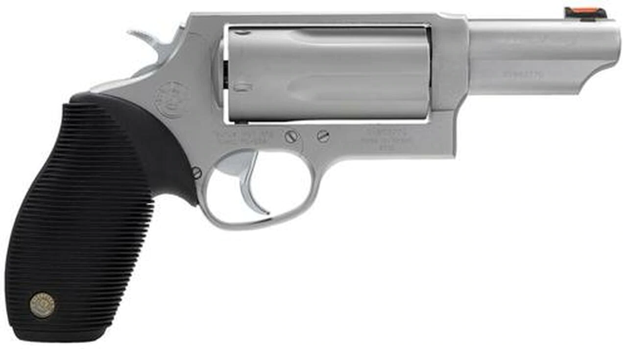 Image of Taurus Judge Magnum 410 Ga (3" Chamber)/45 LC, 3" Barrel, Matte Stainless Finish