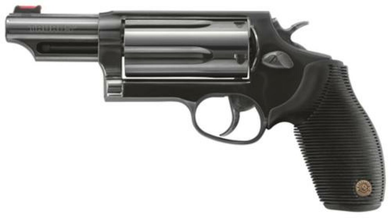 Image of Taurus Tracker 410 Ga- 45 Colt, 3" Chamber, 3" Barrel, Fiber Optic Sights, Blued, 5rd