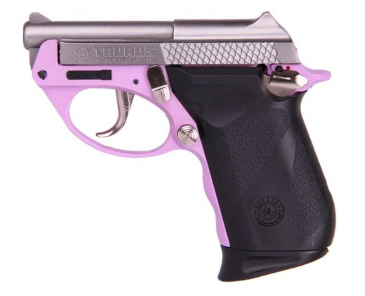 Image of Taurus PT-22 22lr 2.75" Tip Up Barrel Lavender Polymer Frame SS 8rd Mag