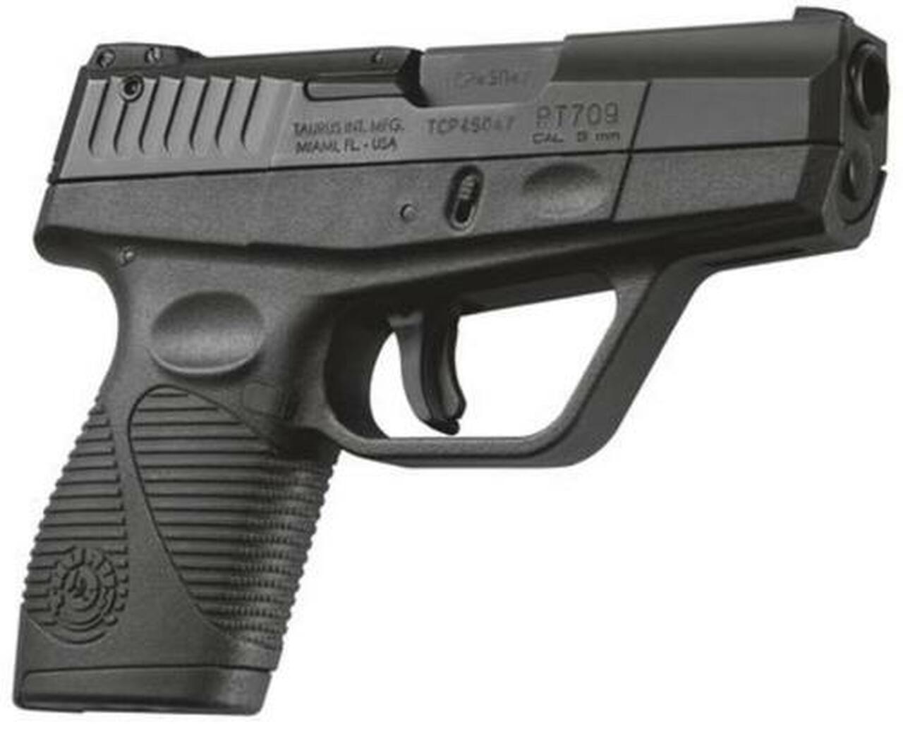 Image of Taurus Slim 9mm, 3.2" Barrel, Blue Finish, 7 Round, 1 Magazine