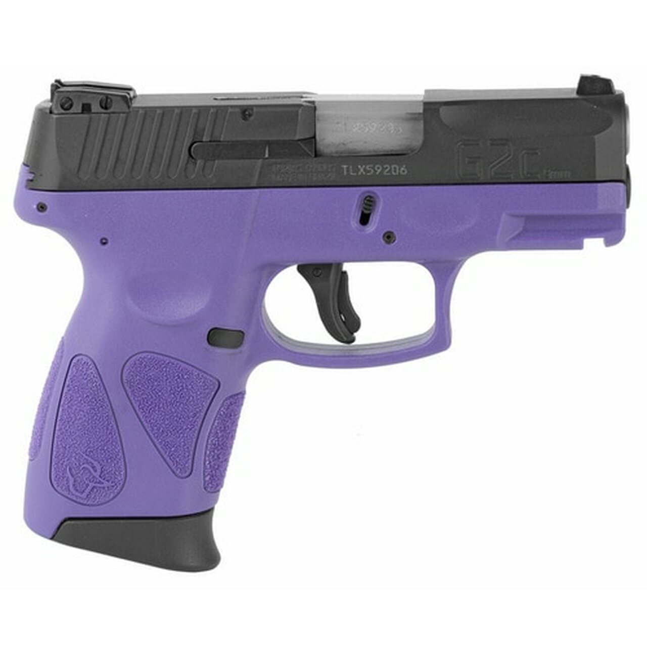 Image of Taurus G2C2C Compact Pistol 9MM 3.2" Barrel, Dark Purple Frame, Blue Slide, Adjustable Sights, 12Rd Mag