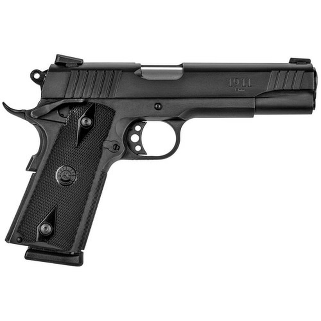 Image of Taurus 1911 9mm Govt 5" Barrel, Black Checkered Grip Black Steel Slide, 9 rd