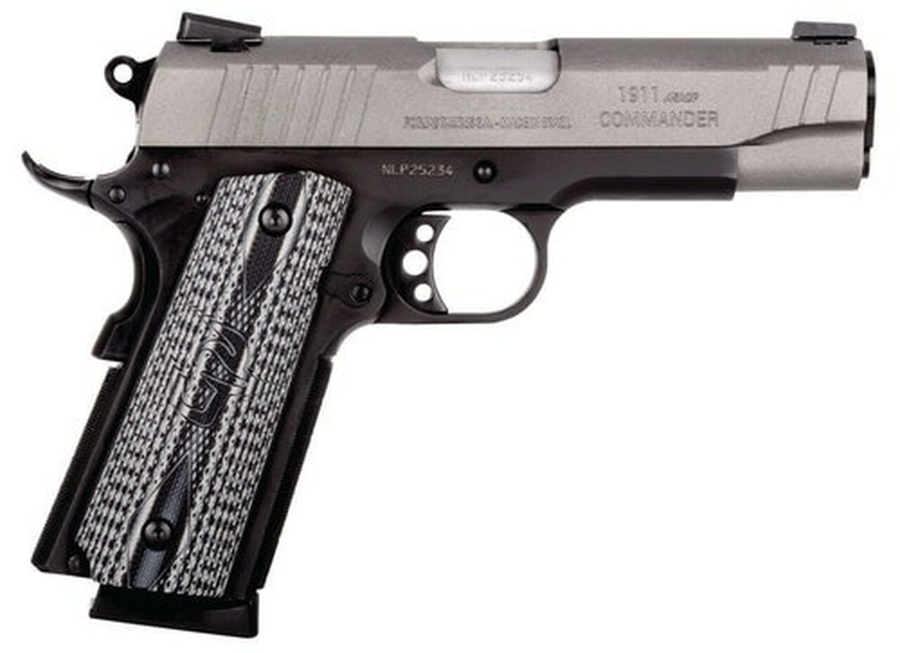 Image of Taurus 1911 Commander 45 ACP 4.2" Barrel Gray VZ Grip Gray Cerakote Slide 8rd MAg