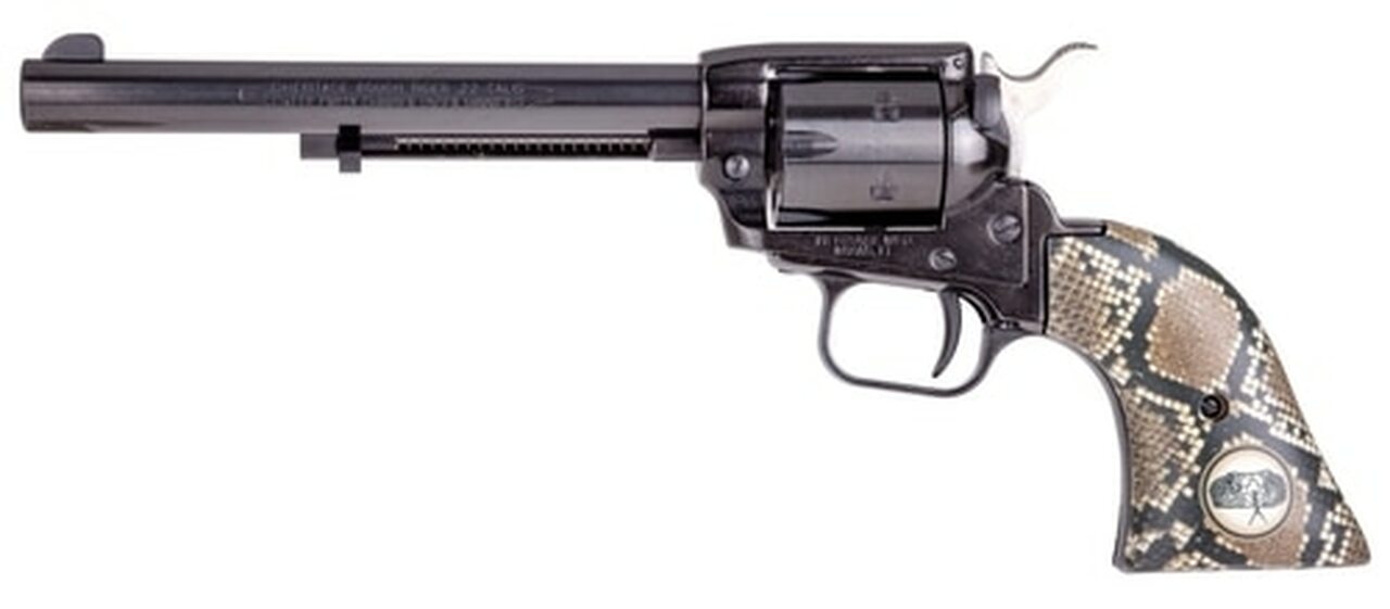Image of Heritage Rough Rider Revolver SAA 22 LR 6.5" Barrel, Snake Style Grips- TALO Exclusive