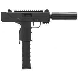 Image of Masterpiece Arms Defender 9mm 30+1 Semi Auto Blowback Pistol, Black - MPA30SST