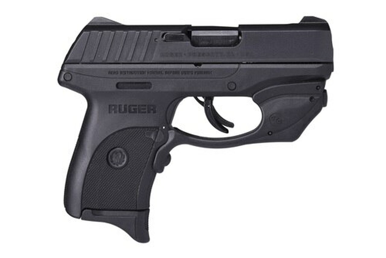 Image of Ruger EC9S Laser Striker Fired, Compact, 9MM, 3.1" Barrel Thumb Safety, Crimson Trace Red Laser, 7rd Mag