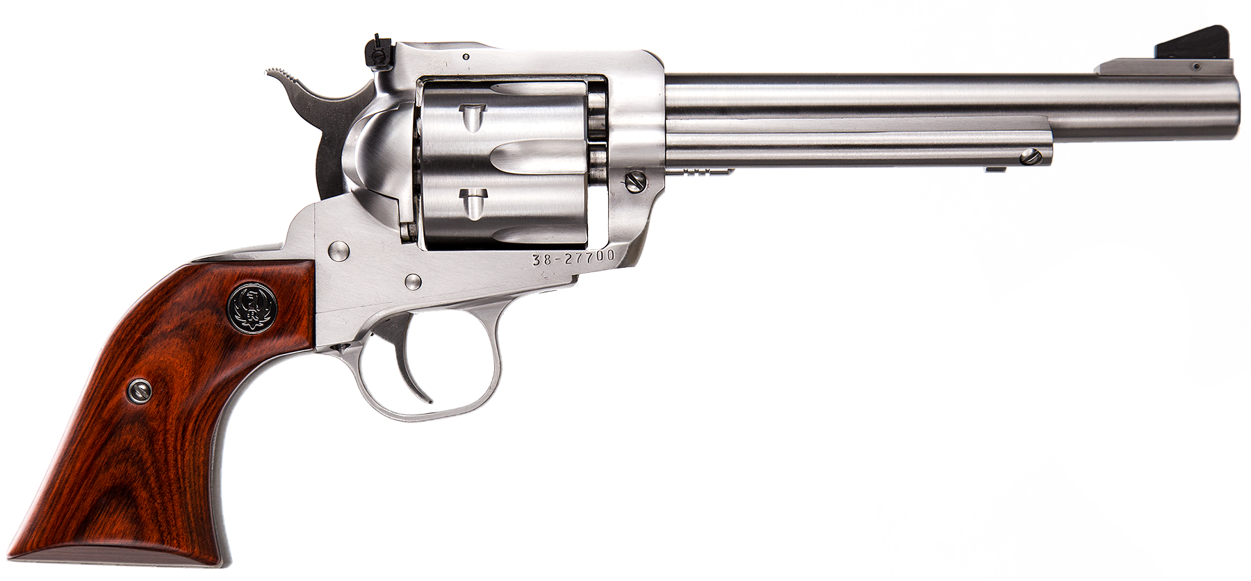 Image of Ruger Blackhawk 357 Magnum 6.5" SS 6rd Hardwood Grip