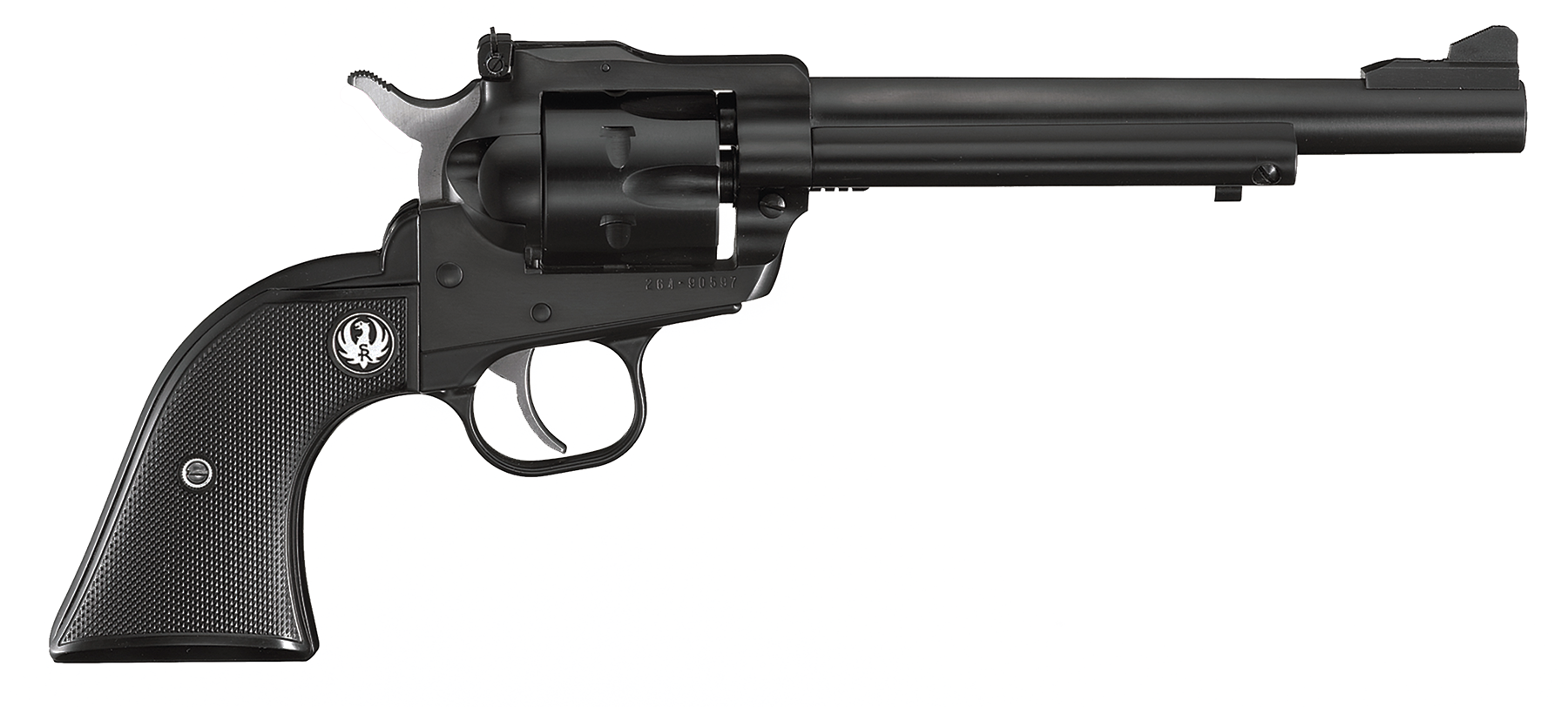 Image of Ruger Single-Six 22LR/22 Mag, 6.5" Barrel, Adjustable Sights, Blued Finish