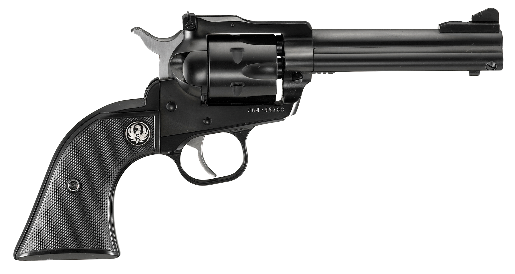 Image of Ruger Single-Six 22LR/22 Mag, 4.62" Barrel, Adjustable Sights, Blued Finish