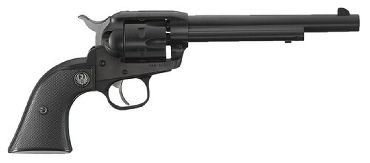 Image of Ruger Single-Six 22LR/22 Mag, 6.5" Barrel, Fixed Sights, Blued Finish, Cowboy