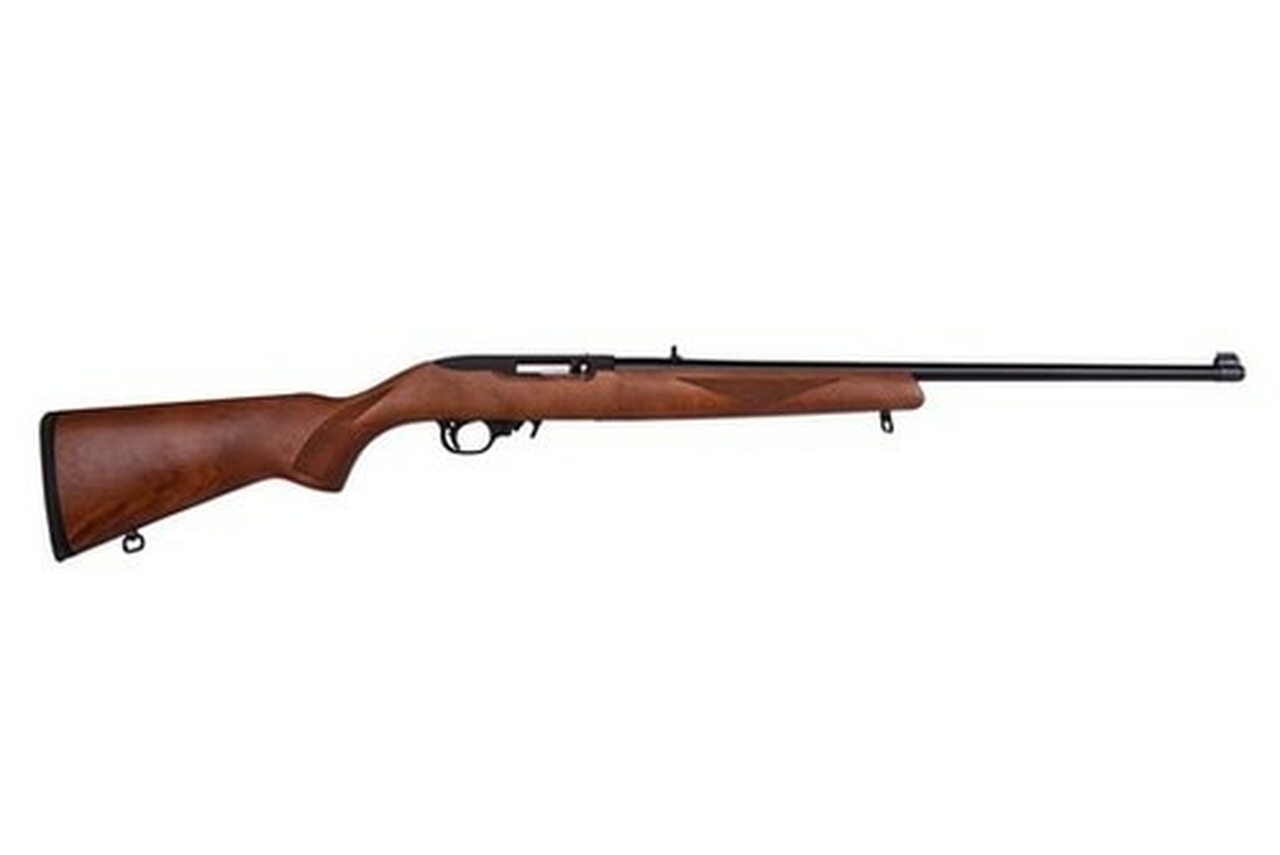 Image of Ruger 10/22 22LR, Blued/Wood, Deluxe Sporter-Style Stock