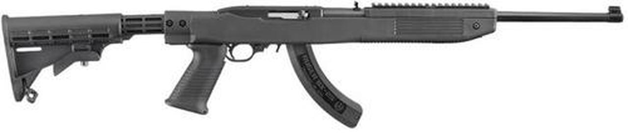 Image of Ruger 10/22, TAPCO Assualt Stock and 25 Round Magazine