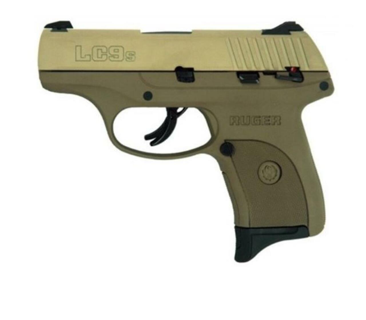 Image of Ruger LC9S, Full Flat Dark Earth, 9mm, 7rd,