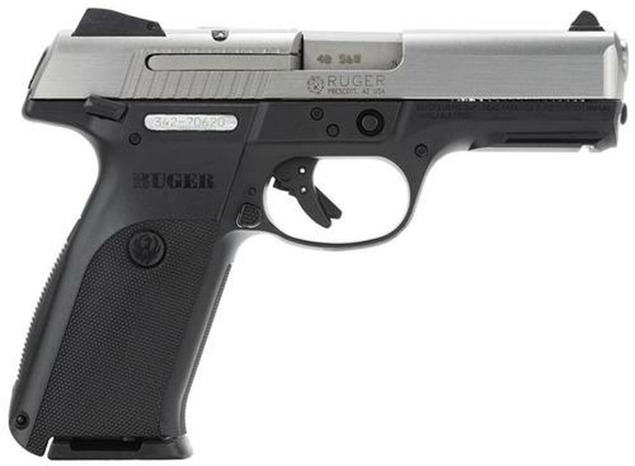 Image of Ruger SR40 Pistol, 40SW, Stainless Slide, 4.1" Barrel, 10RD Mag