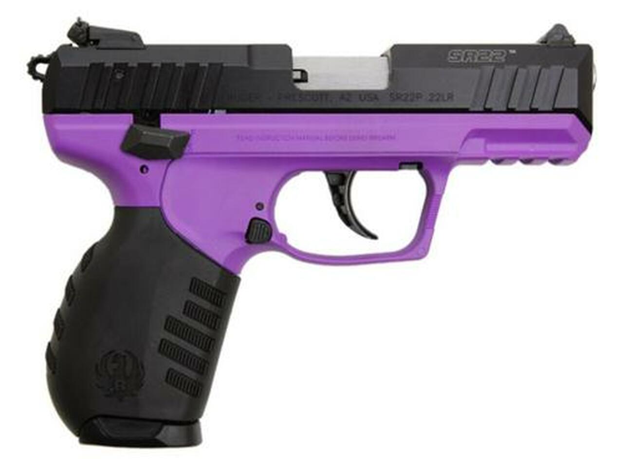 Image of Ruger SR22 22LR Lady Purple 10 rd Mag TALO Exclusive