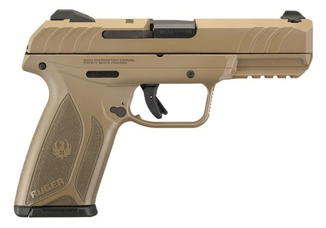 Image of Ruger Security-9 Pistol, 9mm, 4" Barrel, Elite Coyote Cerakote Finish15rd Mag