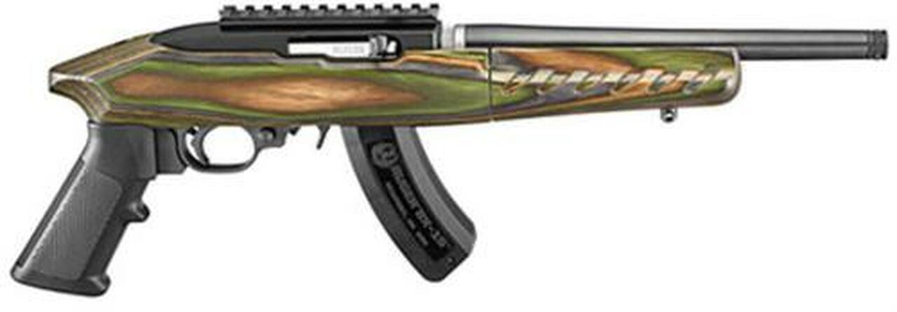 Image of Ruger Charger Takedown Pistol, 22LR, 10", Green Mtn. Laminate Stock, 15 Rd