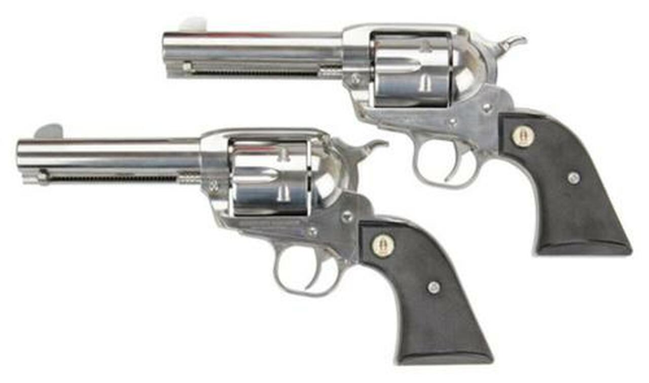 Image of Ruger SASS Vaquero, 357/38 Spl, 4.62", Stainless, Price Shown is for Single Gun, Select two in Cart