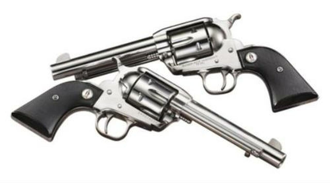 Image of Ruger SASS Vaquero .45 Colt, 5.5", Stainless Steel, Matching Pair, Price Shown is for Single Gun, Select two in Cart