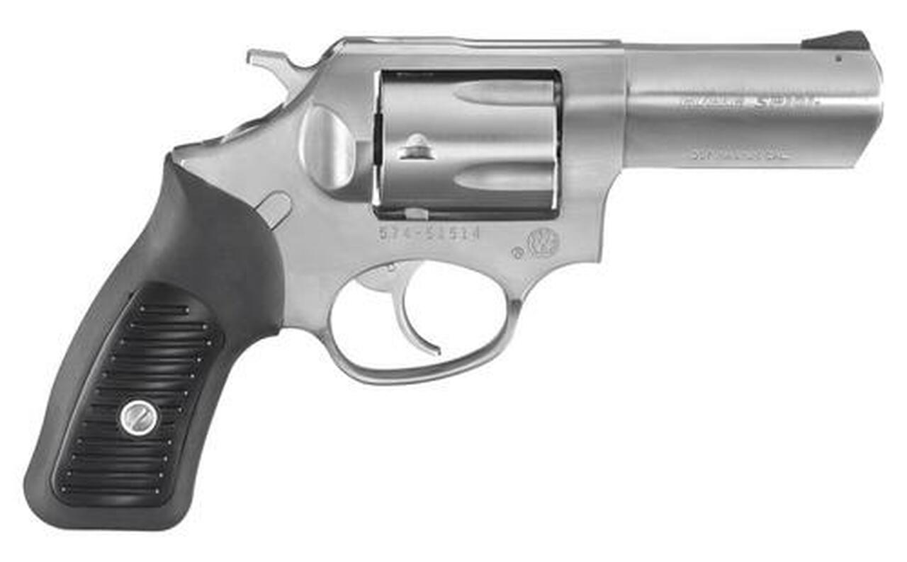 Image of Ruger SP101 Used, Very Good, 357 Mag, 3" Barrel, Rubber Grip, Fixed Sights, 5rd, Factory Grips and Hogue FG Grips, Factory Box and Papers