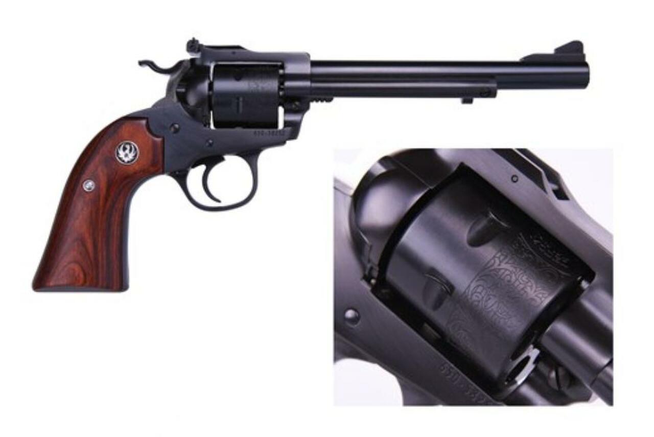 Image of Ruger Single-Six Bisley 32 H&R Mag, 6.5" Barrel, Unfluted Cylinder, Wood Grips, 6rd