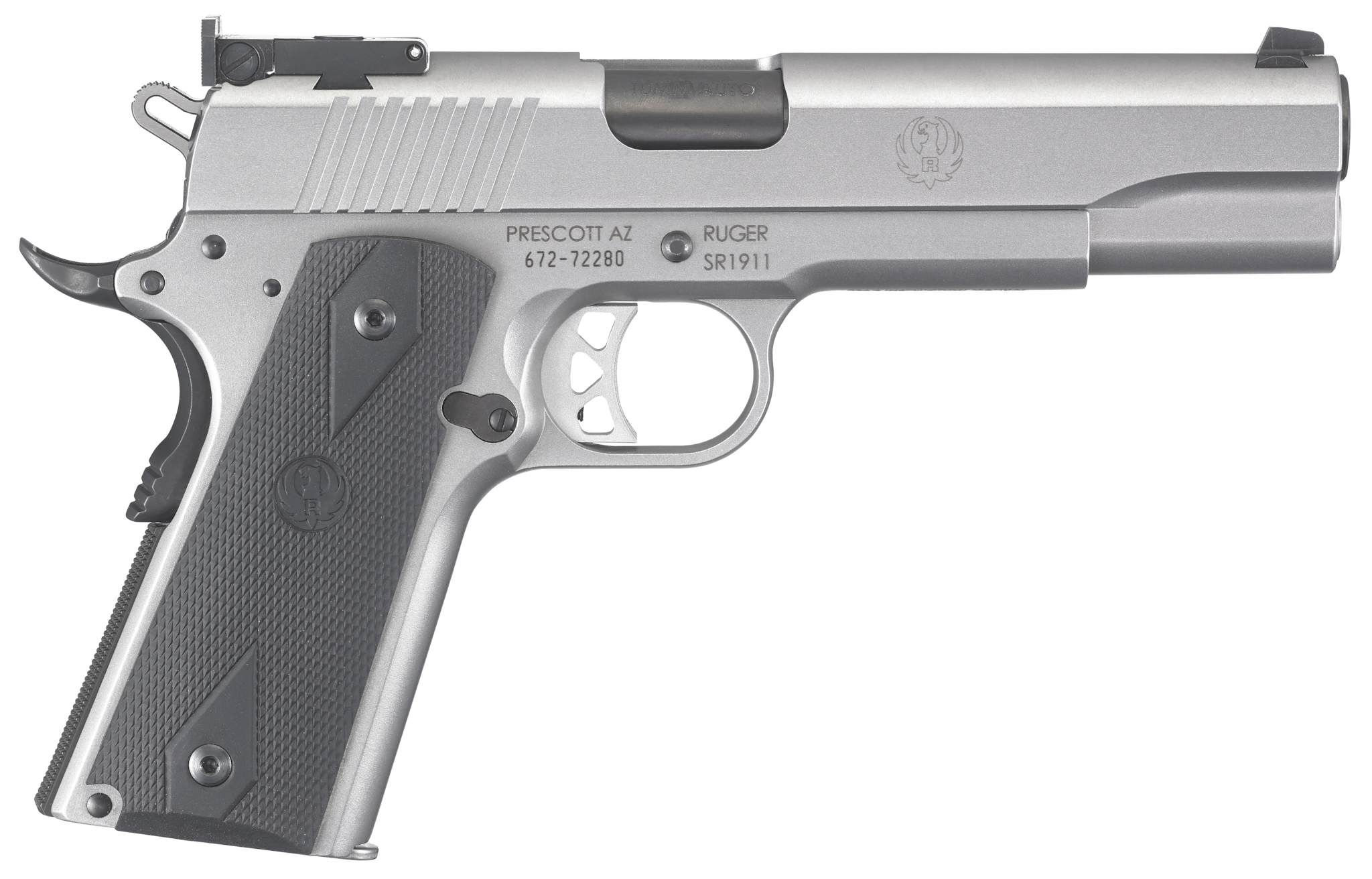 Image of Ruger SR1911 Target 10mm 5" Barrel SS Finish Adjustable Sights 8rd Mag