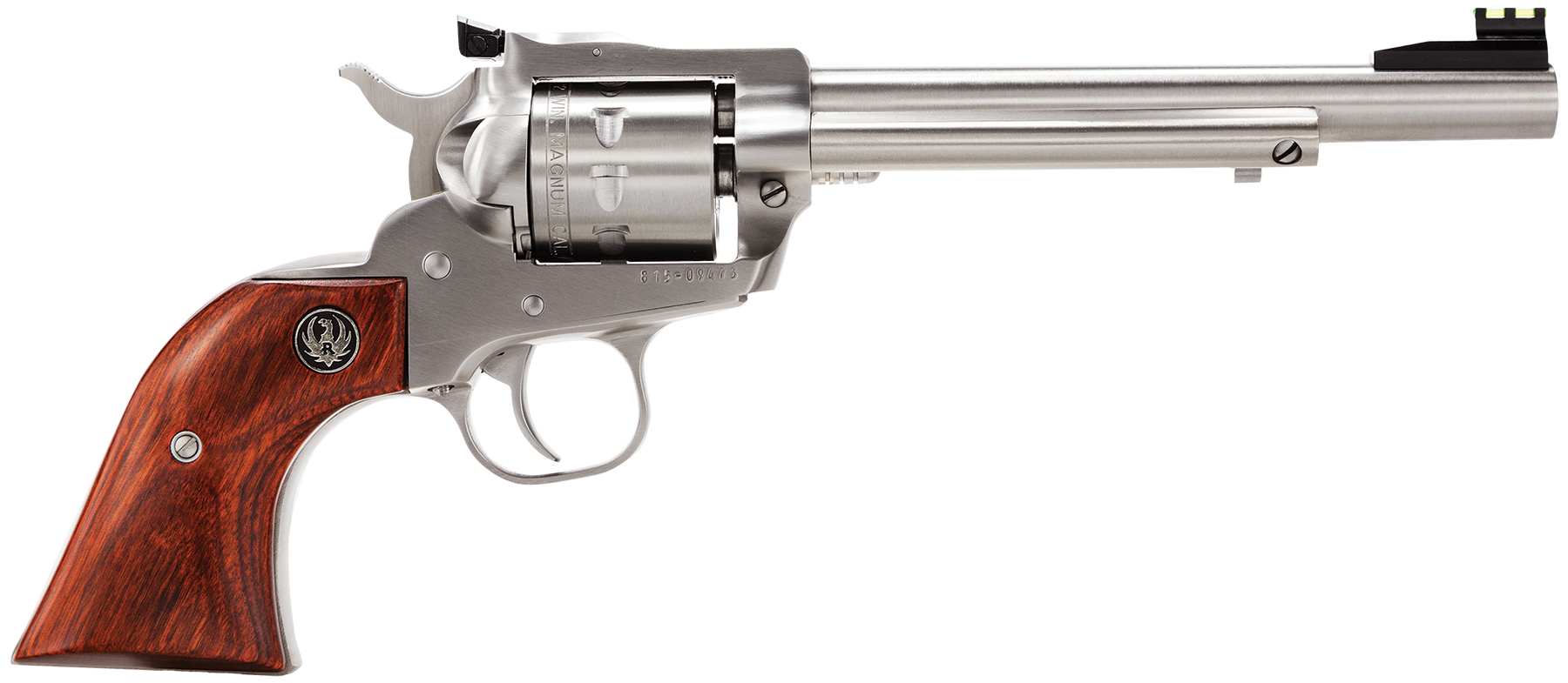 Image of Ruger Single-Nine 22 Magnum Revolver, Satin Stainless Steel, 9 shot, 6.5" Barrel