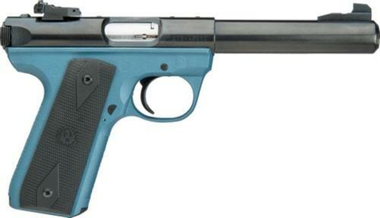 Image of Ruger MKIII Target, .22LR, 4", Blue Titanium Finish