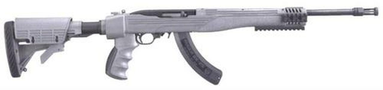 Image of Ruger 10/22 Tactical .22LR Gray 6-POS Stock, 25 Rnd Mag