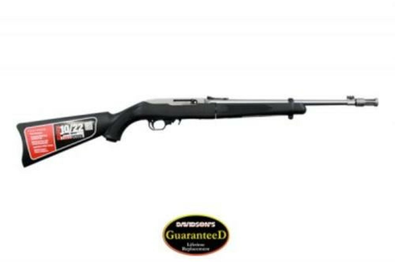 Image of Ruger 10/22 Takedown .22LR, 16.25", Threaded, Stainless, 10rd, Black Synthetic Stock