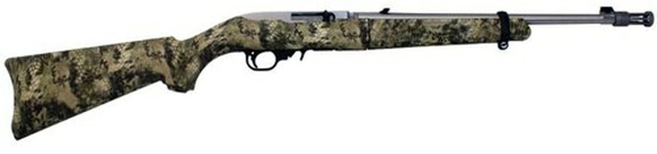 Image of Ruger 10/22 Takedown .22LR, Kryptek Highlander Camo, 18" SS Barrel, 25 Rd Mag & Case