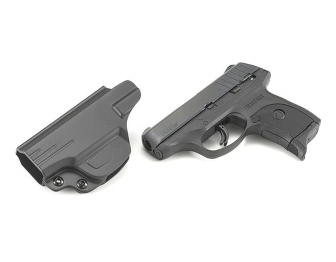 Image of Ruger EC9s Striker Fired, Compact, 9mm, 3.1" Barrel, Nylon Frame, Black Oxide Finish, 7Rd, 1 Magazine, Thumb Safety, Fixed Sights Integrated into the Slide, Includes Cytac Inside Waistband Holster