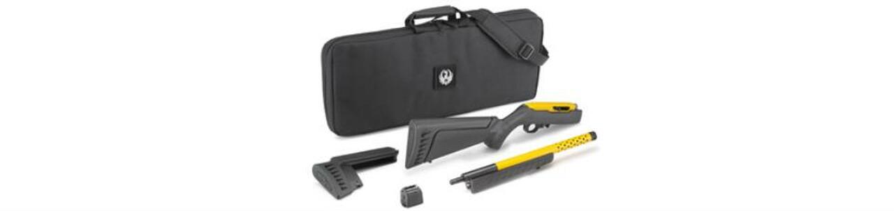 Image of Ruger 10/22 Takedown Lite 22LR Contractor Yellow, 10rd Mag