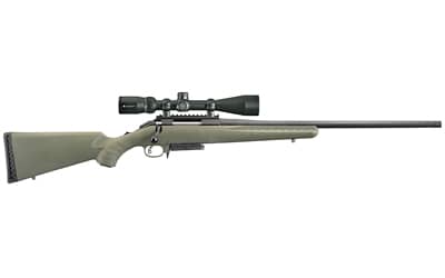 Image of Ruger American Predator Package 6.5 Creedmoor 22" Barrel Vortex 4-12 Scope, Moss Green Synthetic Stock