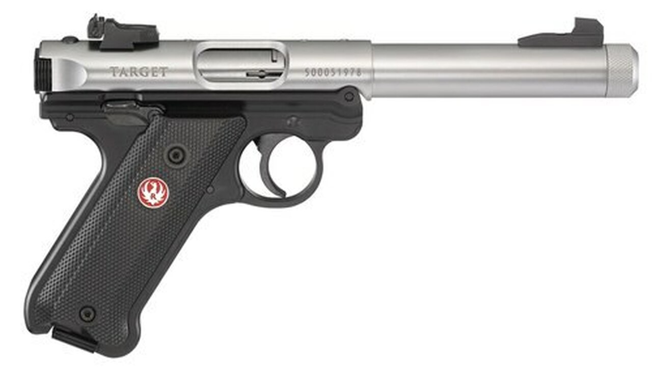 Image of Ruger Mark IV Target Ltd Edition 22 LR 5.5" Barrel Black Synthetic Grip 10rd Mag