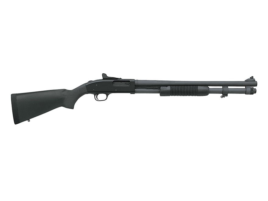 Image of Mossberg 590A1 Shotgun 12 Gauge 20" Barrel Cylinder Bore Ghost Ring Parkerized Synthetic Black