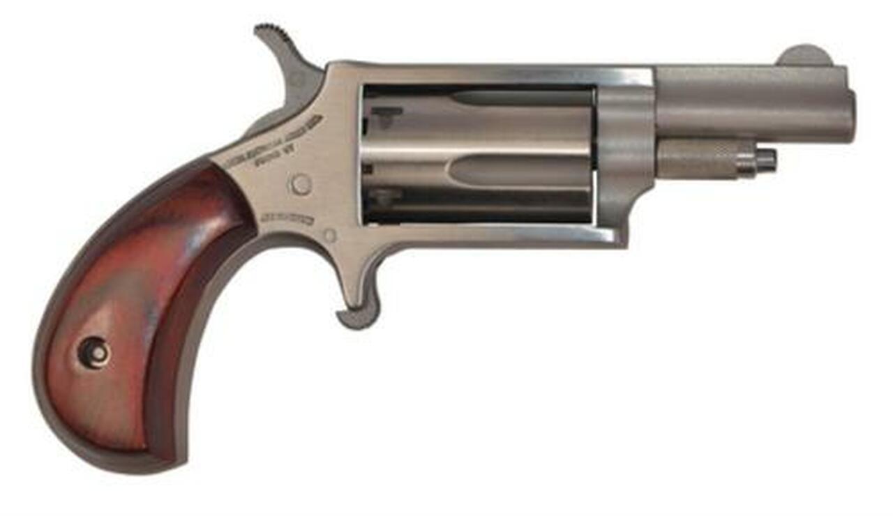 Image of NAA 22 Mag Mini 22 Mag 1.62" 5rd Rosewood Grip Stainless
