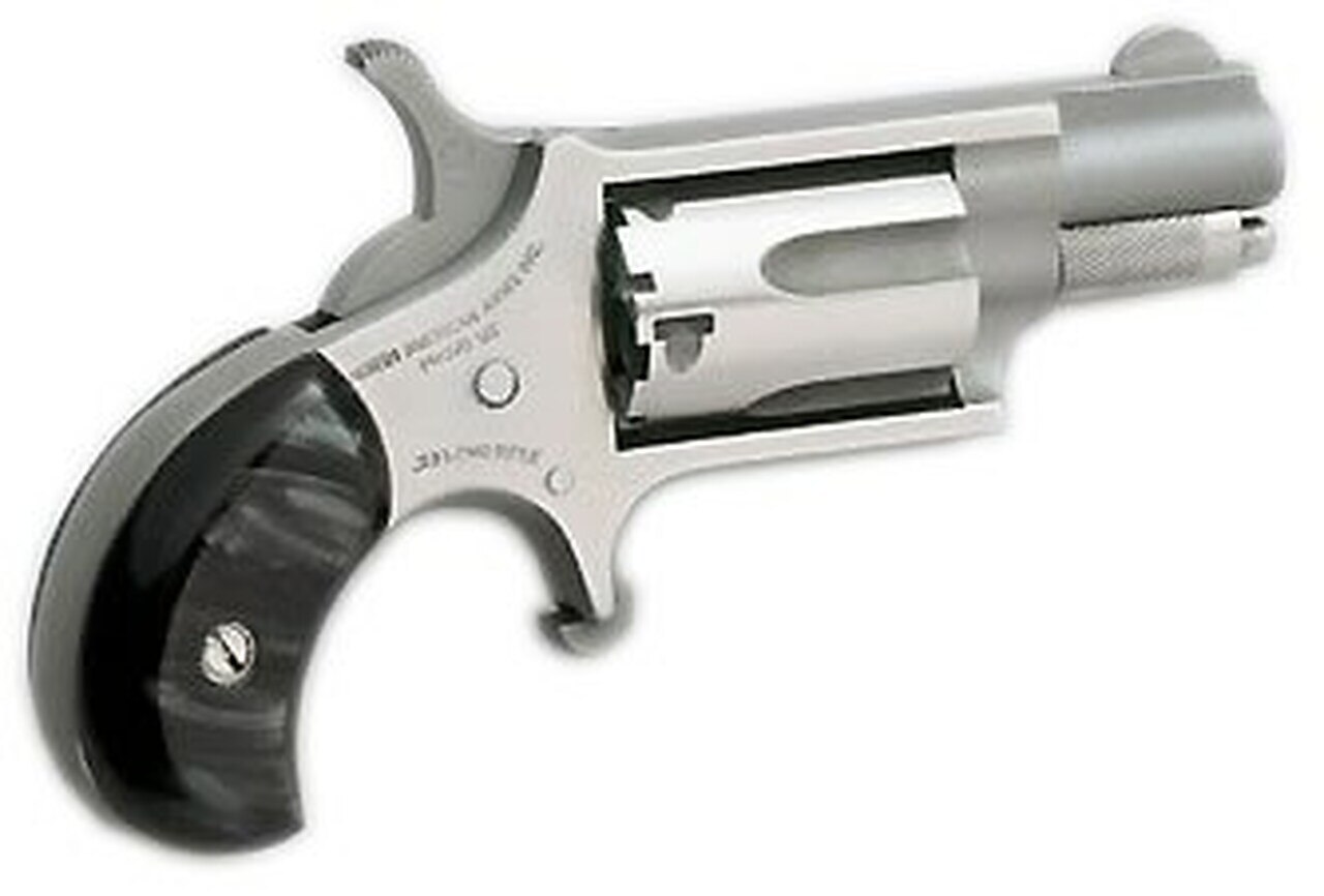 Image of North American Arms Mini Revolver 22LR 1 1/8" Barrel Black Pearl Grips