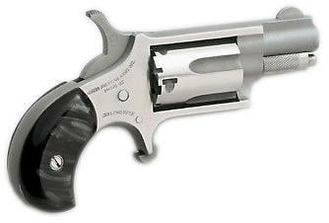 Image of North American Arms Mini Revolver 22 Magnum, 1/1/8" Barrel Black Pearl Grips