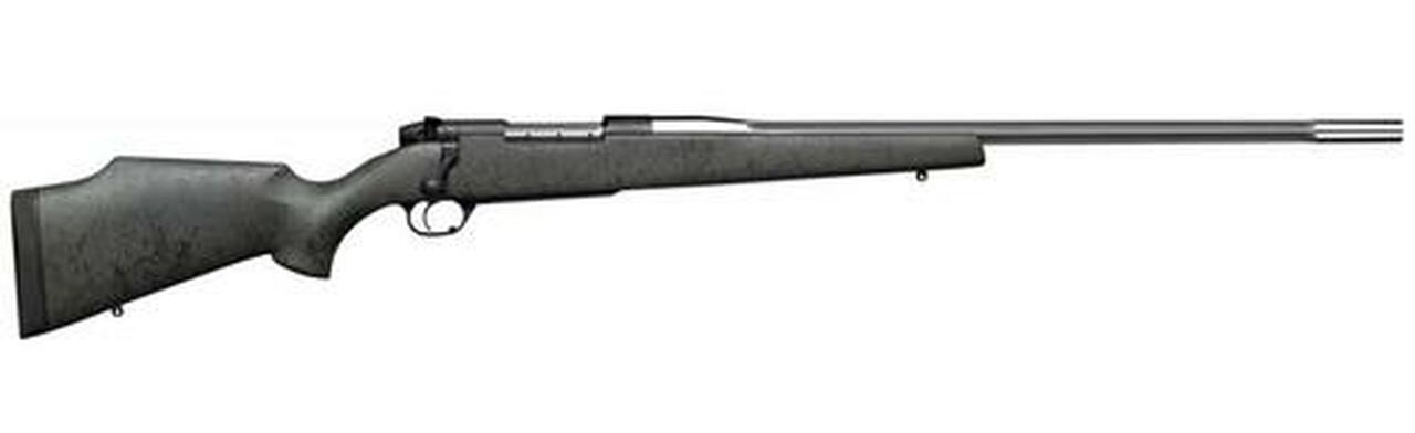 Image of Weatherby Mark V Accumark RC, .30-378 Wby Mag, 28" Fluted, Stainless, Composite Stock