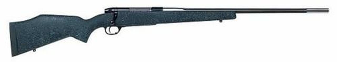 Image of Weatherby AMM257WR60 MarkV Bolt 257 Weatherby Magnum 26" Black Synthetic, Webbing SS