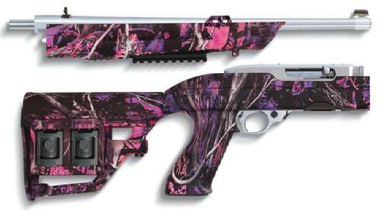 Image of Lyman Ruger 10/22 RM-4 Take Down Stock Muddy Girl Camo