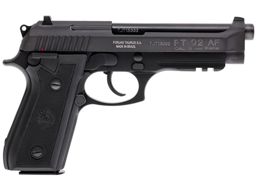 Image of Taurus 92 Pistol 9mm Luger 5" Barrel 17-Round Black Rubber