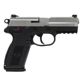 Image of FN Model FNX-9 9mm 4" Pistol, Two-Tone Stainless/Black - 66826